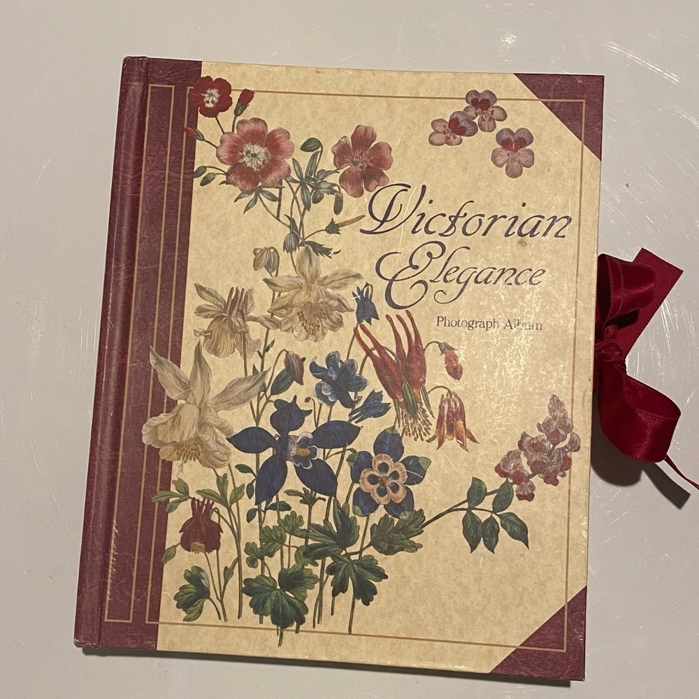 Vintage Floral Photo Album